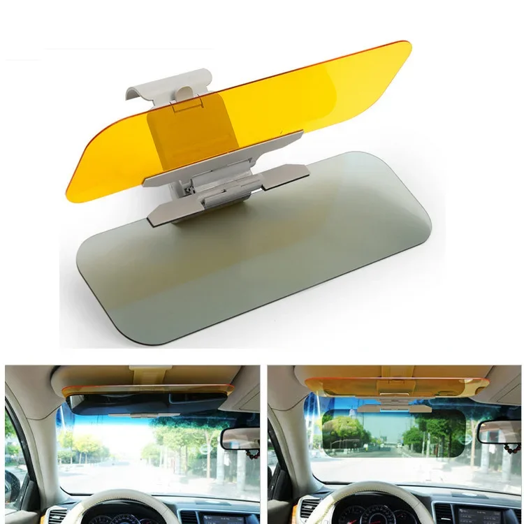 Car Sun Visor Extender Day and Night Anti-Glare Visor Adjustable Sun Blocker Anti-UV HD Anti Sunlight Dazzling Goggle for Car
