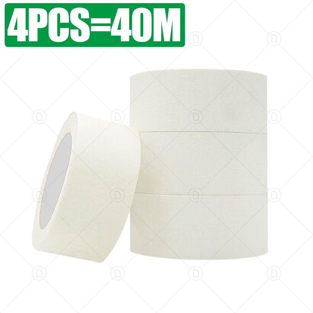 Masking Tape Single Side Car Spraying Adhesive Tape For Car Polishing Drawing Oil Painting Sketch Decorative Writable Paper: 4 PCS