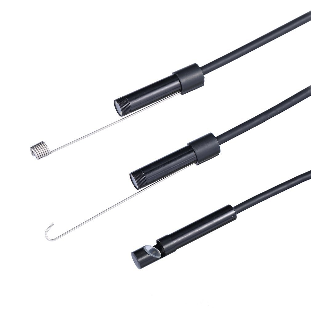 5.5mm Endoscope Camera HD USB Endoscope With 6 LED 1/1.5/2/3.5/5M Soft Cable Waterproof Inspection Borescope for Android PC