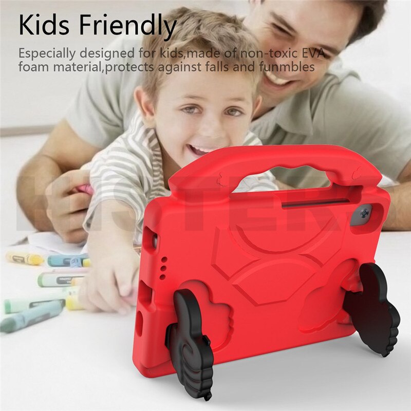 Kinderen Veilig Eva Shockproof Shell Voor Huawei Matepad T8 8 "Tablet Pc Model: kobe2-L03 Kob2-L09 Draagbare Kickstand Cover Case