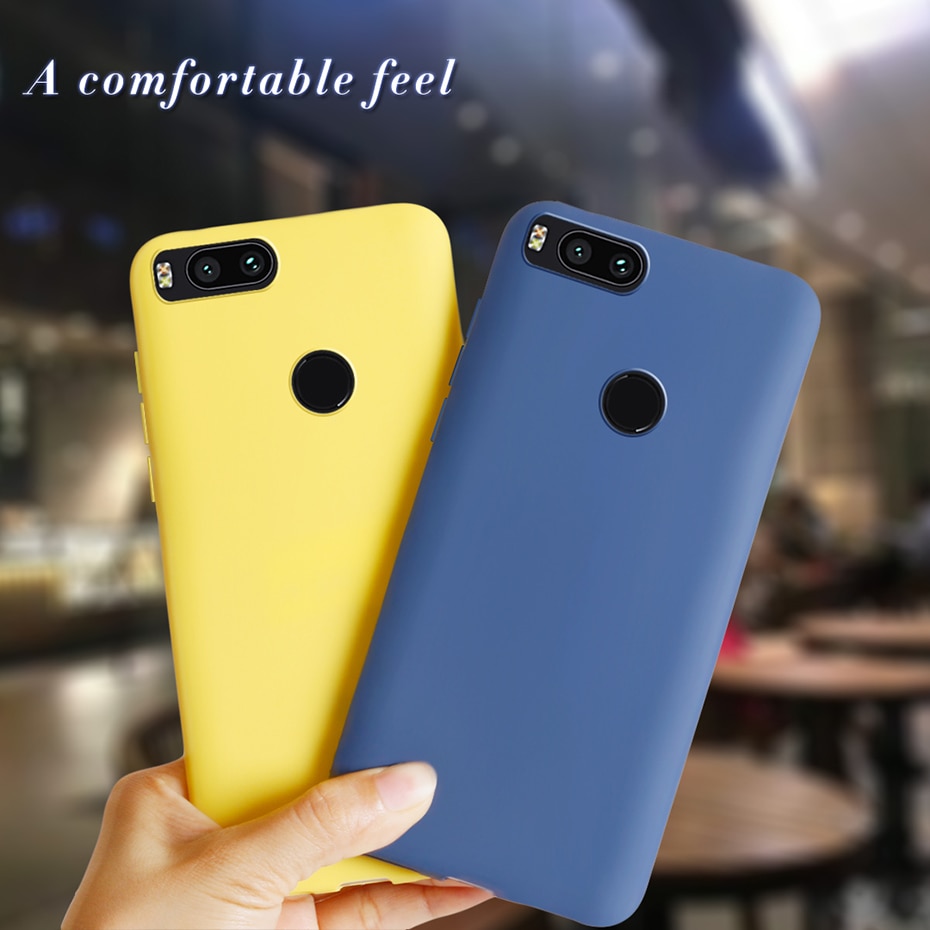 Per Funda Xiaomi Mi A1 Caso Xiaomi Mi A1 Della Copertura Del Silicone Del Respingente Molle Della Copertura Posteriore Casse Del Telefono Per Xiaomi mi A1 MiA1 UN 1 5X Caso