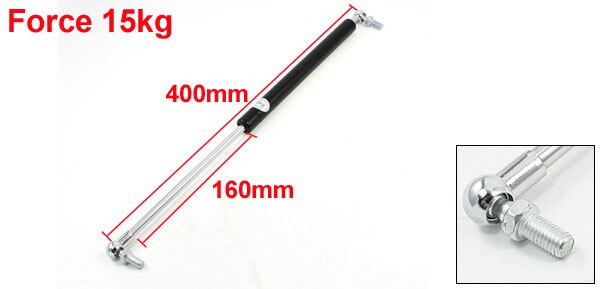 UXCELL Force 15Kg 33Lb Length 400Mm Lift Support Auto Gas Spring Strut