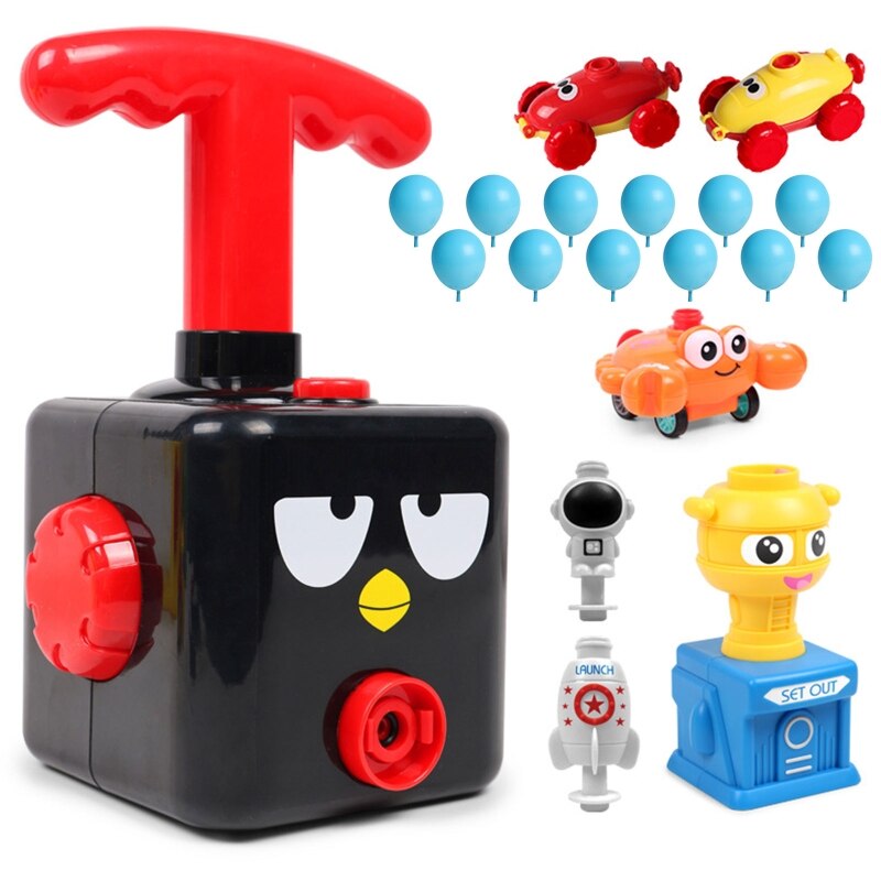 Coche de juguete de globo propulsado de inercia para niños, juguete para , 40JC