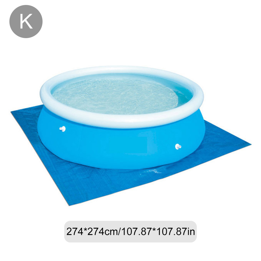 Swimming Pool Cover Swimming Pool Ground Mat high UV-resistant Polyester Rainproof Dust Cover Swimming Pool Accessories: K