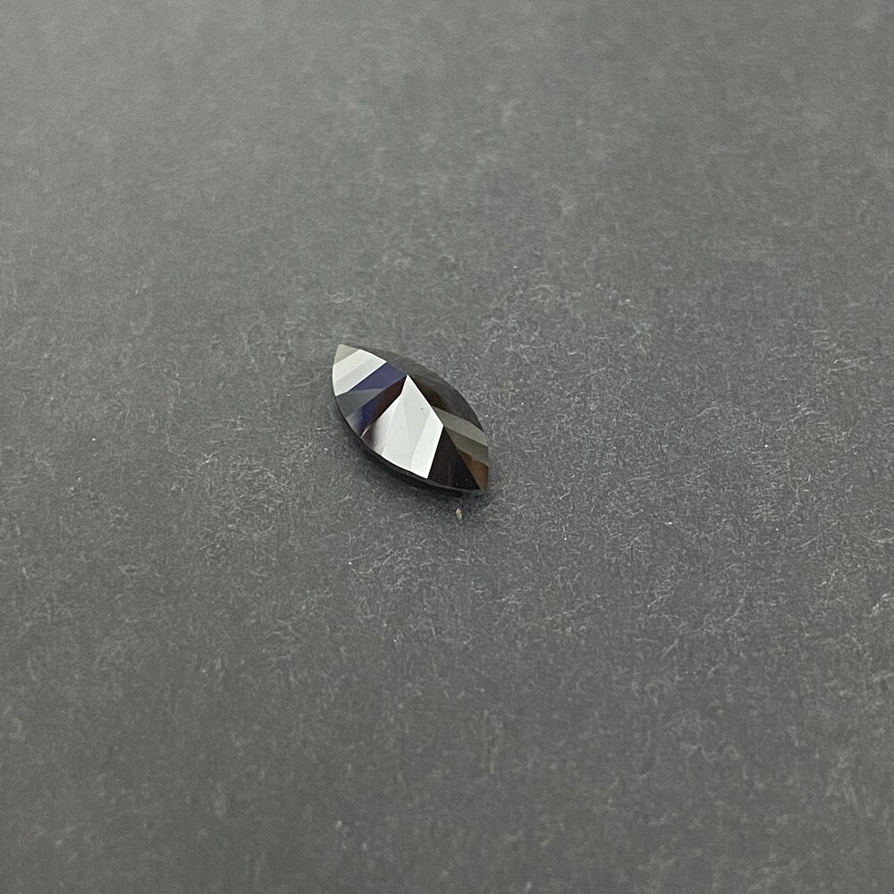 1 Carat Black Color Marquise Shape 5*10mm Synthetic Moissanite Loose Jewelry Earring Gemstone in Low Price