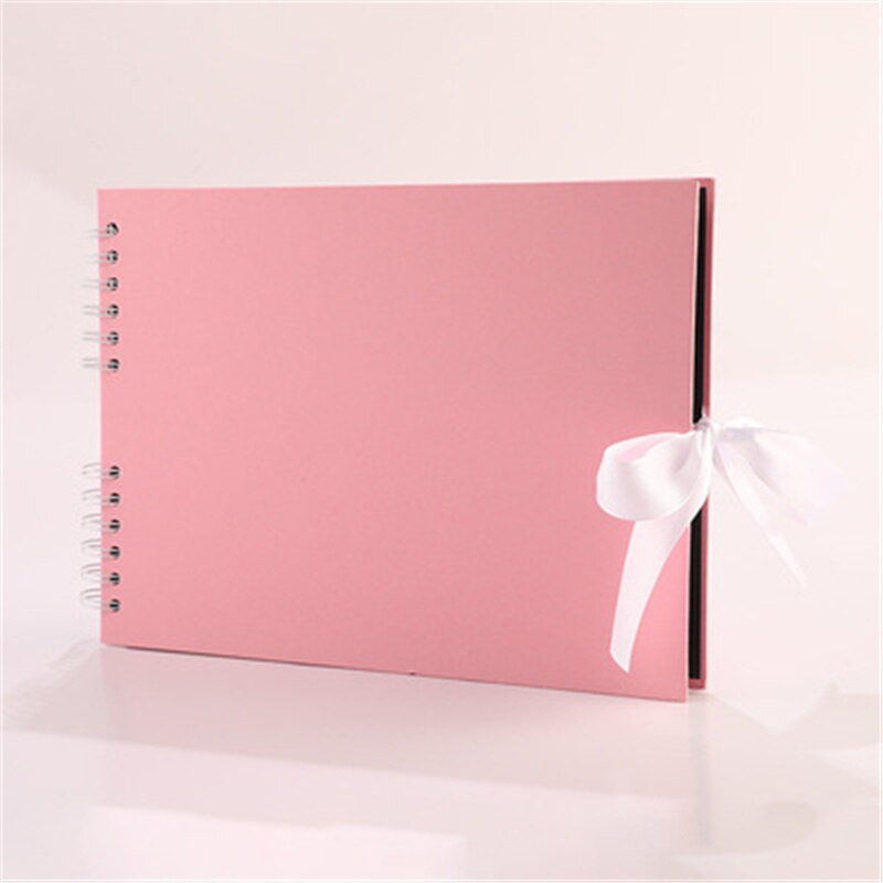 big family handmade DIY paste diy photo album collection photo album handmade souvenir photo album: Pink