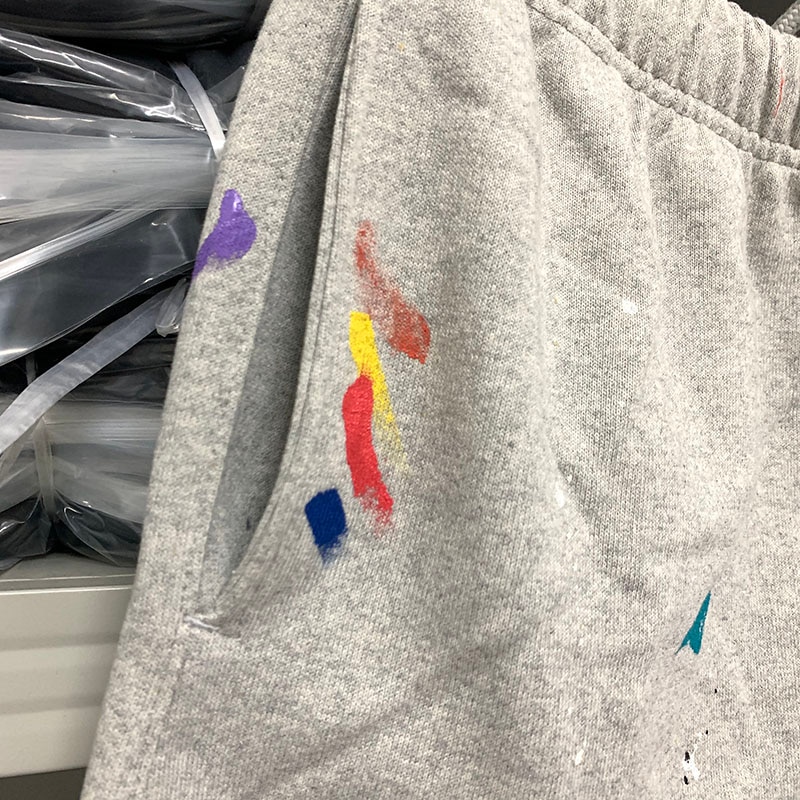 Handleiding Splash Inkt Gallery Dept Vintage Joggingbroek Mannen Vrouwen Herfst Gallery Dept Broek Broek