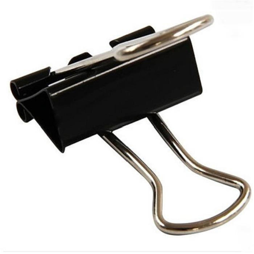 12PCS/Box Metal Clip Large-Headed Binder Clips Office Binding Supplies Combination Set Delicate Stationery Multi-Function Folder