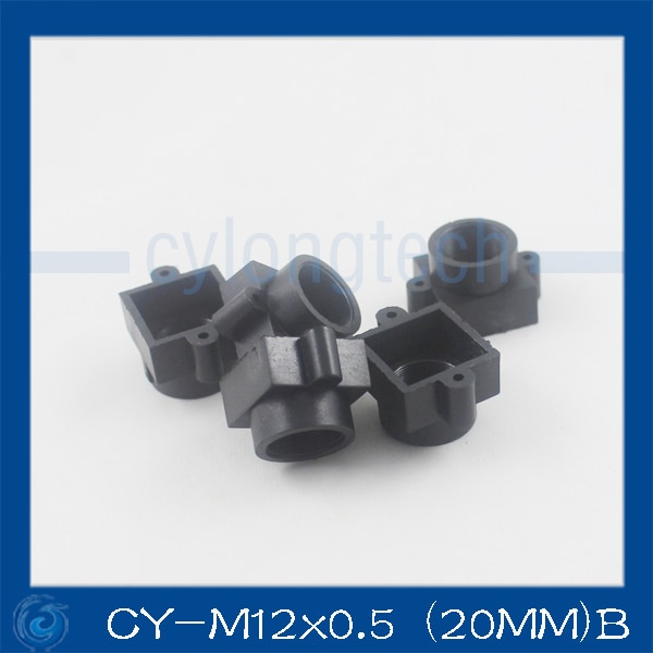 Montura de lente de plástico M12 montura de lente de cámara soporte de lente CCD paso fijo 20MM.CY-M12*0,5 (20 MM) B