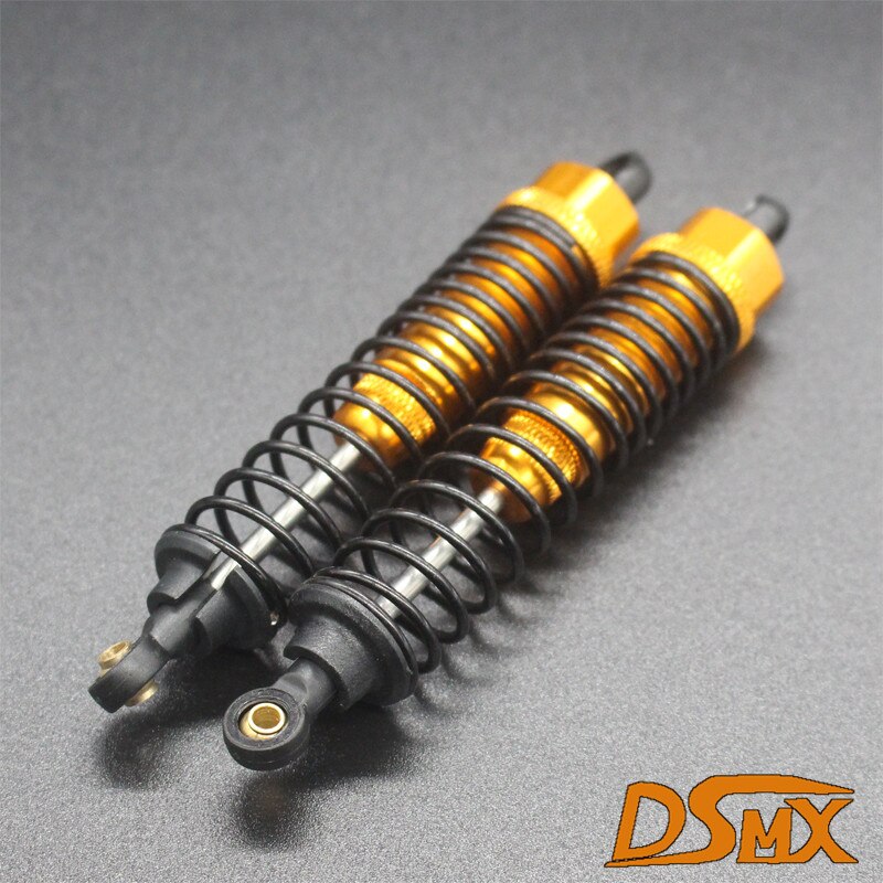 HSP 106004 166004 Aluminum Shock Absorber 98mm 06002 06062 1/10 Upgrade Parts For Off-road Car Buggy Short Truck 94166 94107: Yellow