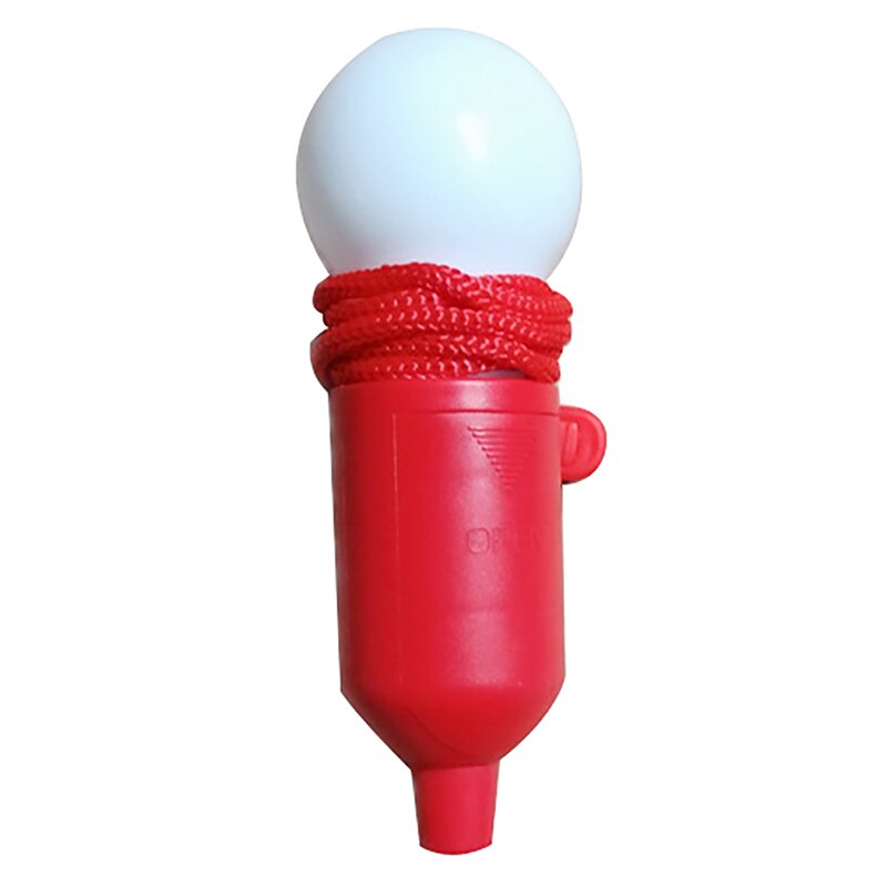 Draagbare buitenlamp met trekkoord, ledlamp, kampeerlantaarn, op batterijen, kleurrijke ledlamp, hanglamp, witte verlichting: Rood