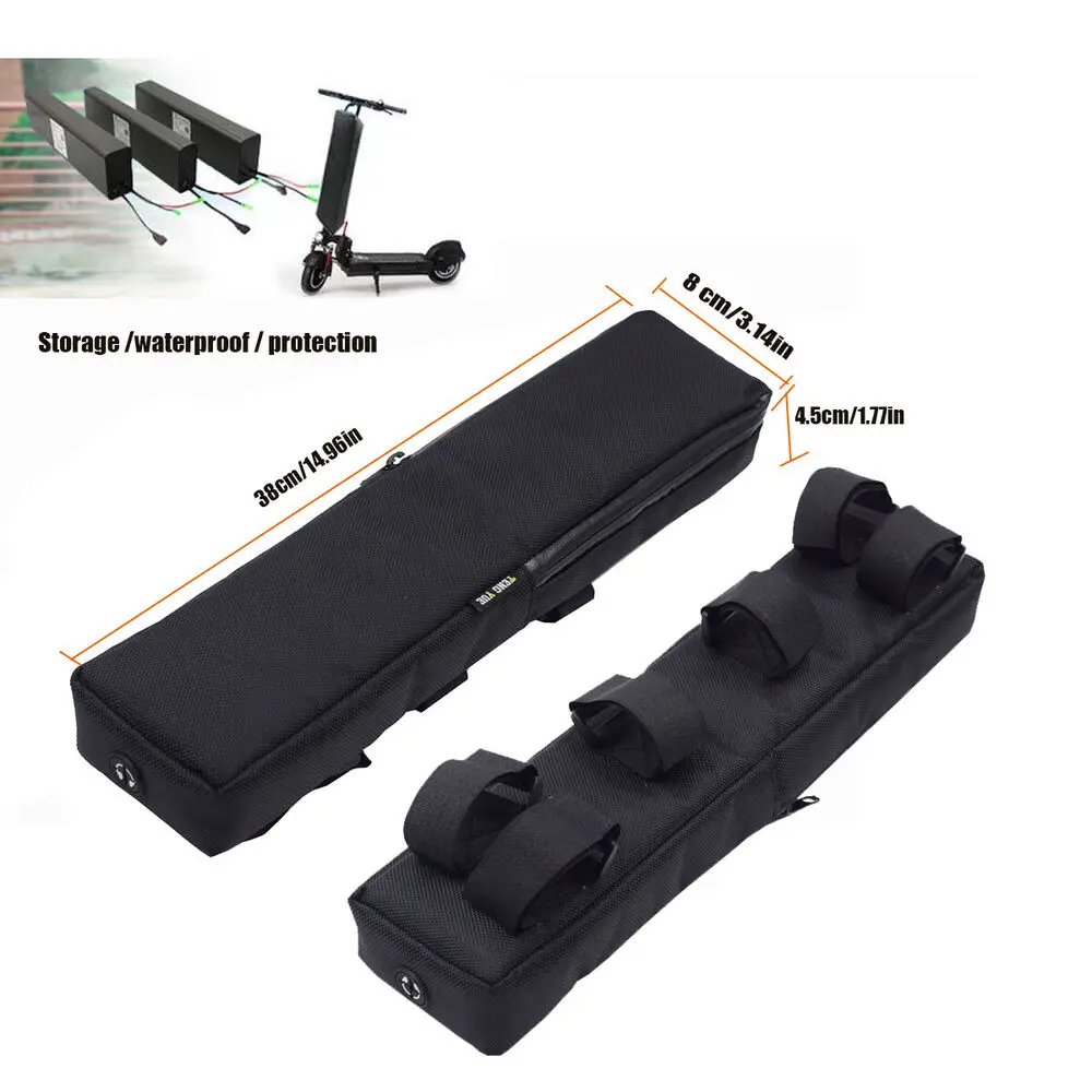 Electric Scooter Battery Bag for MTB eBike Controller, Li-ion Battery, Bicycle Front, Waterproof Storage Protect, 38cm: Default Title