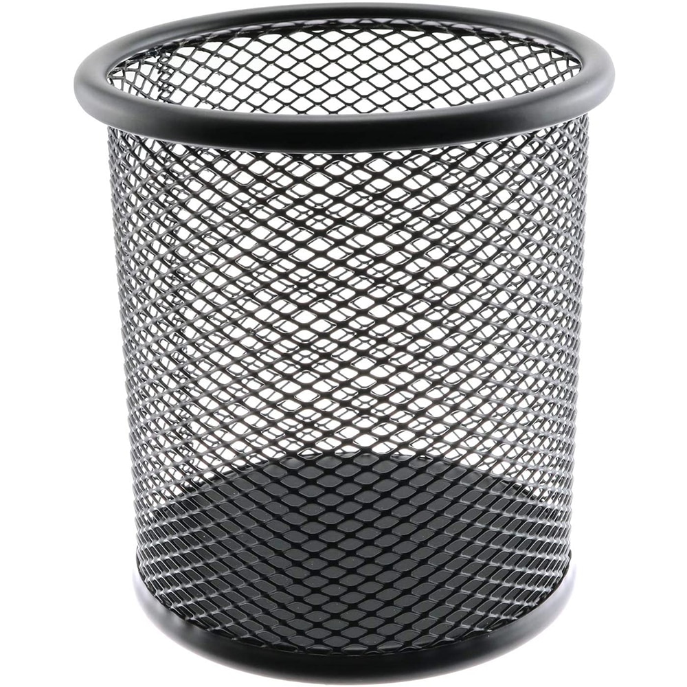 Mesh Metal Pen Holder Pencil Organizer Round Shaped Metel Mesh Pen Pot for Home Desk Office and School