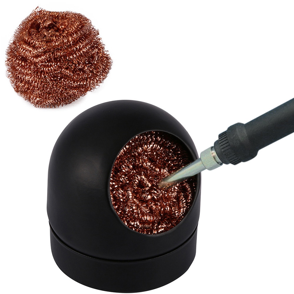 Wire Ball Heavy Duty Welding Soldering Solder Iron Tip Cleaner Cleaning Steel For kitchen A4