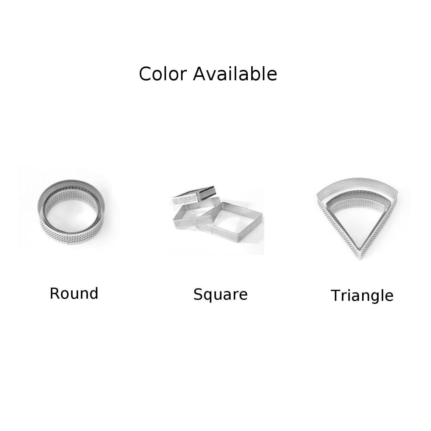 1x Cookie Cutter Rvs Taart Ring, Hittebestendig Geperforeerde Cake Mousse Ring, ronde Ring Bakken Donut Gereedschap