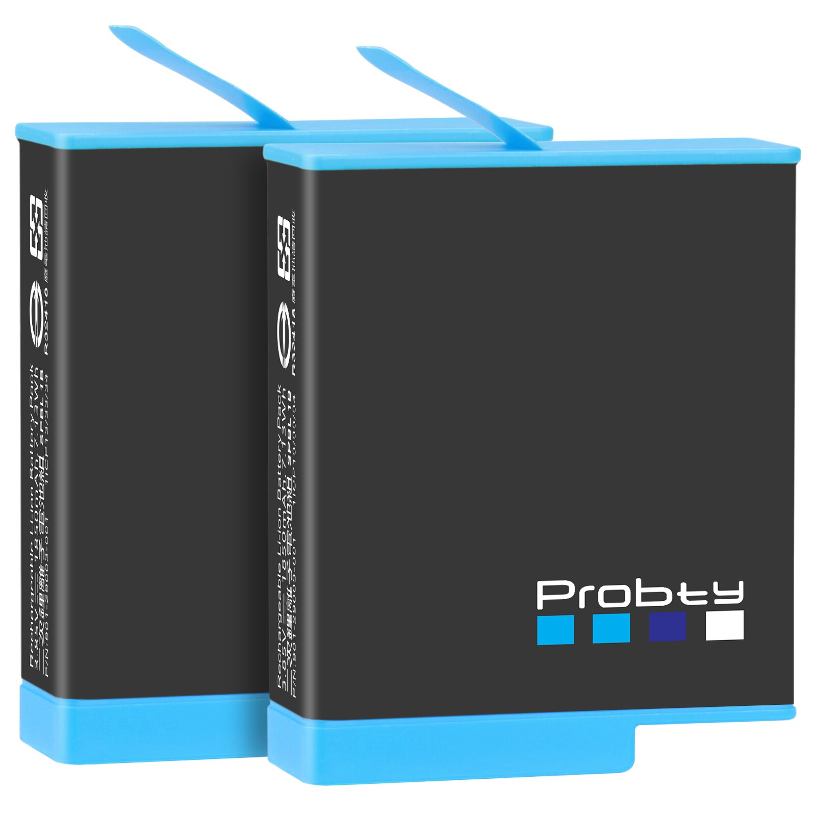 Originele Probty Voor Gopro Hero 9 Batterij 2 Slot Lader Kit Opbergdoos Oplader Voor Gopro Hero 9 Zwart Hero9: 2 Pcs Battery