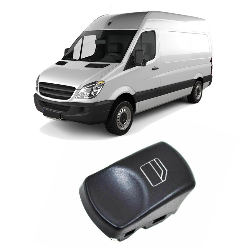 Left Side Long Arm Electric Exterior Mirror (25cm) For Mercedes Sprinter W906 & VW Crafter