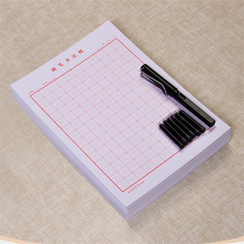 Books 15pcs/Set Pen Calligraphy Paper Chinese Character Writing Grid Rice Square Exercise For Beginner Practice