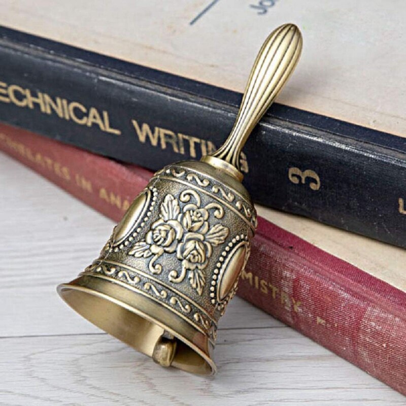 Hand Bel, Metal Tone Ring Alarm Hand Hold Dienst Call Bell Desktop Bel Thee Diner Bel Spel Bel, christmas Bell