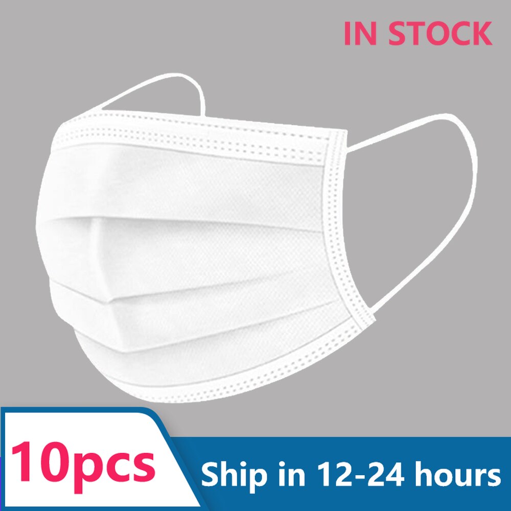 Portable Mask Case Dustproof Face Mask Storage Box Dust-Proof Disposable Cloth Mask Organizer Holder Mask Storage Case In Stock: White10pcs