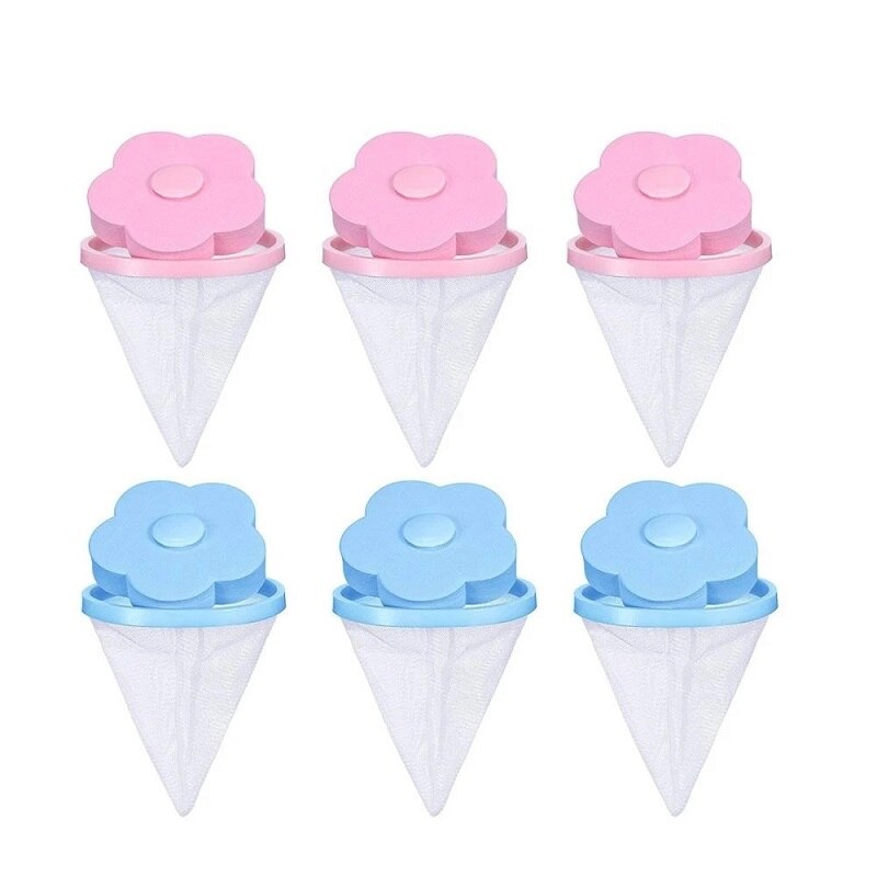 Laundry Dryer Lavanderia Cleaning Machine for Washing Machine Suszarka Na Pranie Machine A Laver Anti Poils Machine Laver: Pink Blue 6PCS