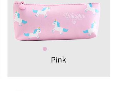 Unicorn Pencil Case School Supplies Stationery Pencil Box Pencilcase Office School Tools Pencil Cases Tools: Pink