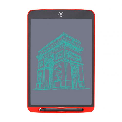12inch LCD Electronic Tablet Drawing Writing Board Notepad for Kid Graffiti: Red Thick Pen