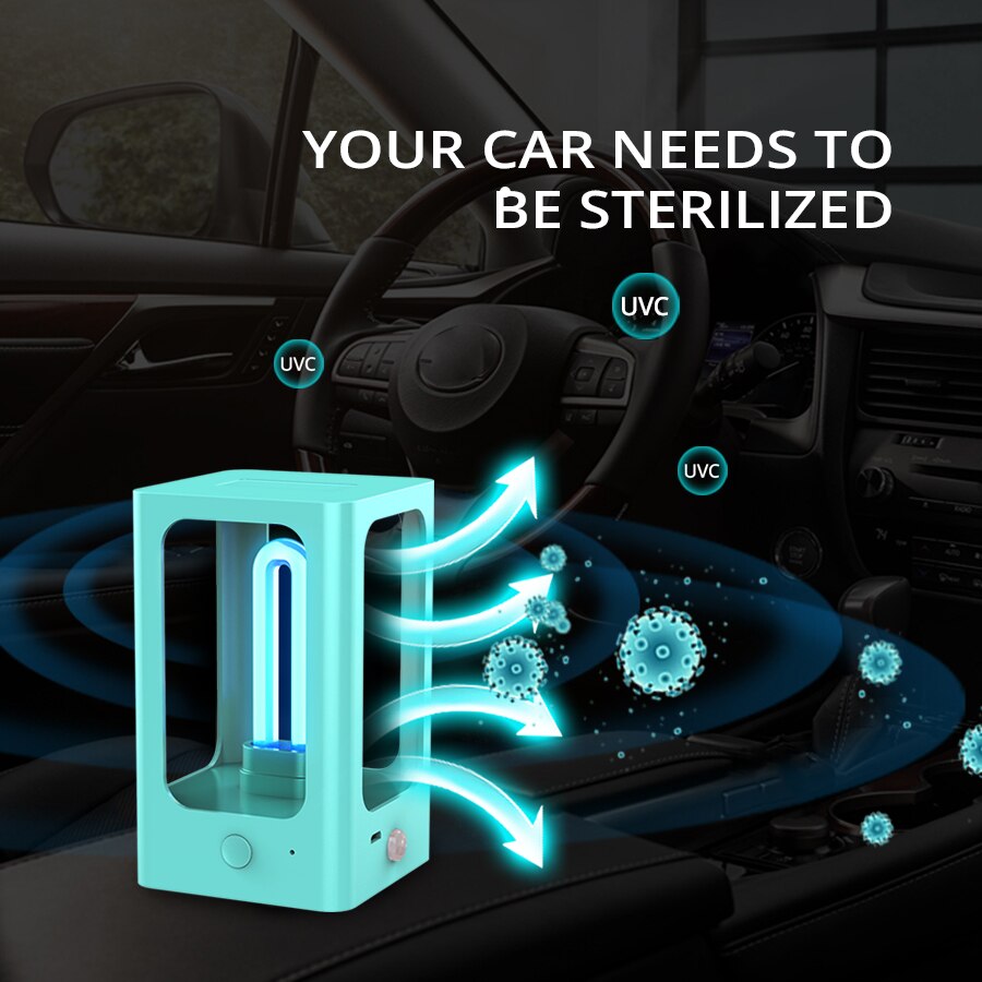 UVC Germicidal Lamp Portable UV Sterilizer Ultraviolet Disinfection Light Lamps UVC Sterilizer Germicidal Bulbs UVC Quartz Lamp