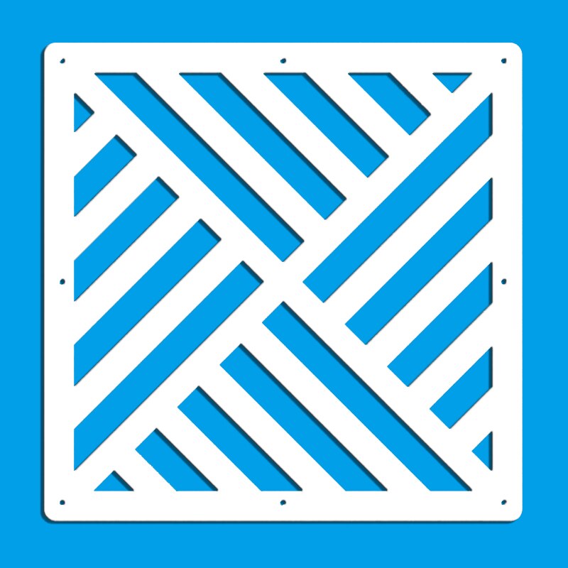 Modern Hanging Room Divider Wood-Plastic Hanging Panels Partition Screen for Living Dining Room Sitting Room Office Restaurant: G