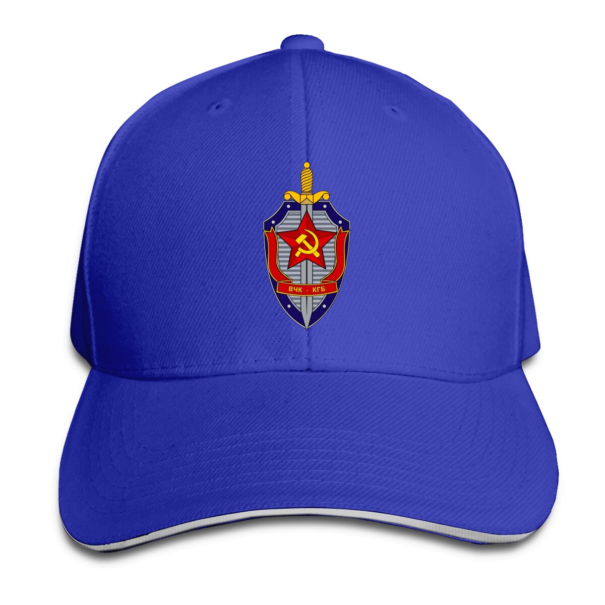 KGB ruso secreto del servicio de la URSS, tapa de la KGB, hombres, mujeres, camionero, sombreros ajustables de: Azul