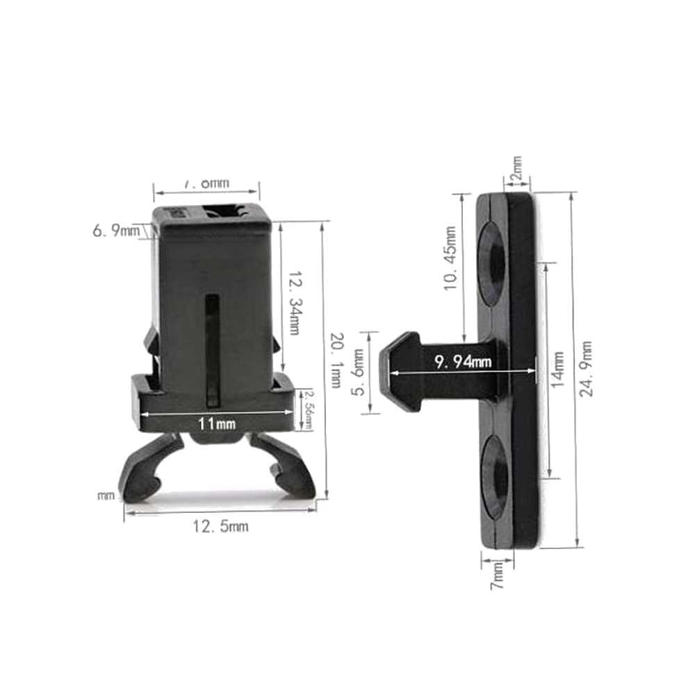 5 Stks/set Prullenbak Plastic Lock Zelfsluitende Deur Schakelaar Vervanging Vangen Compatibel Touch Deksel Klink Reparatie Clip Thuis levert