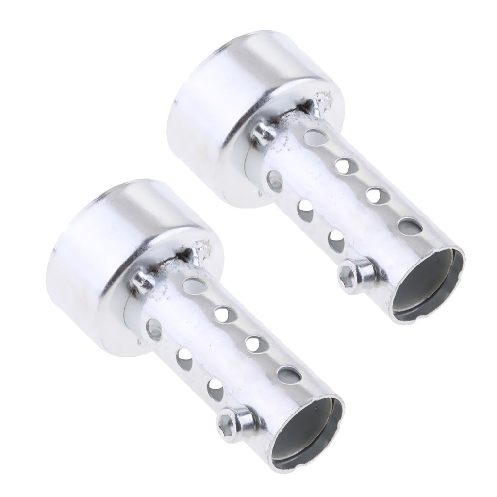 2pcs Universal Exhaust Baffle - 45mm Straight DB Killer - Noise Reducer