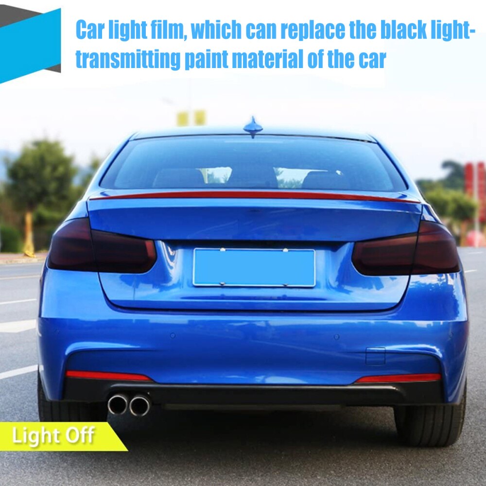 Self Adhesive Headlights Tail Lights Fog Lights Tint Vinyl Film Decorative Film
