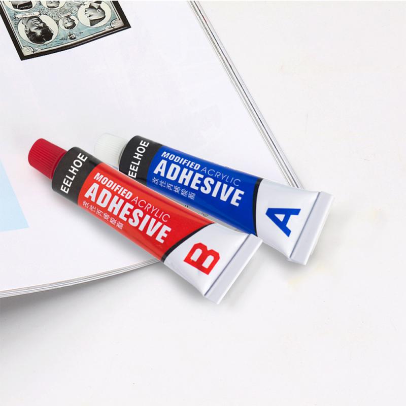 Colle AB forte 20g, colle spéciale à séchage rapide, acier inoxydable, plastique, adhésif de moulage, réparation des craquelures industrielles