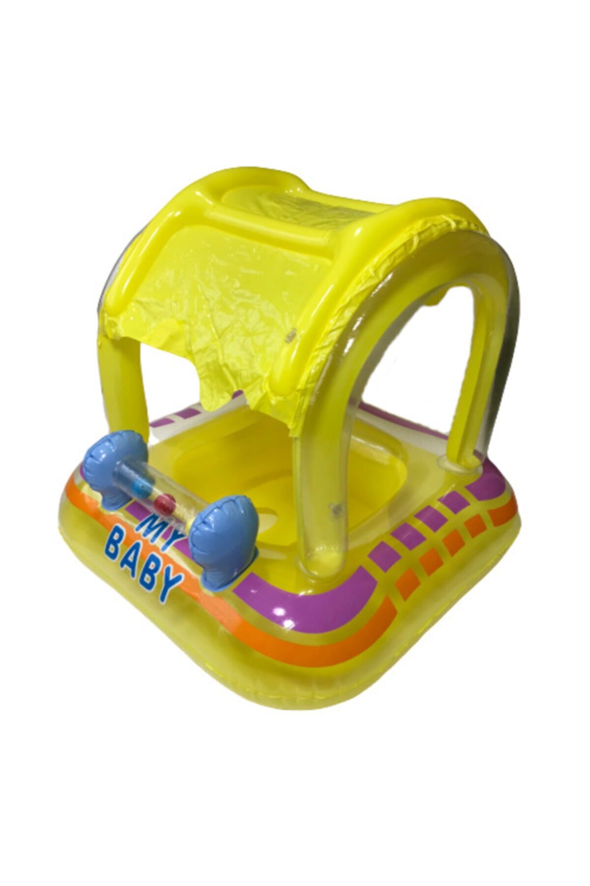 Gelb mit baldachin, meer und pool, babysitz 61 cm x 61 cm
