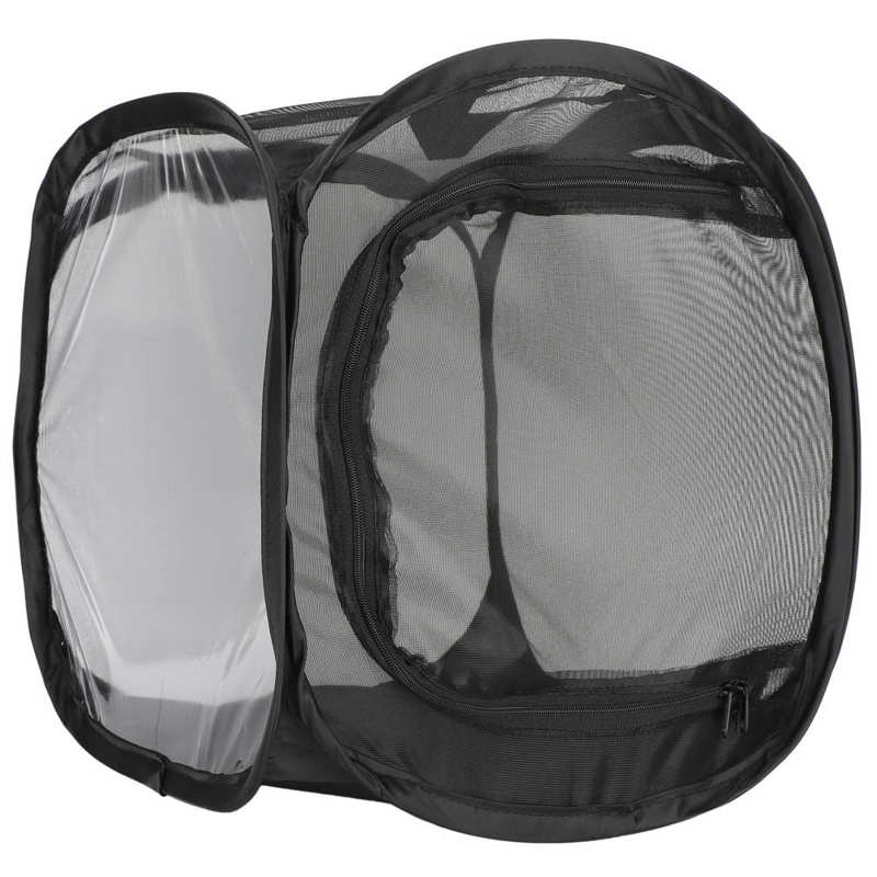 Insect Mesh Cage High Foldable Insect Cage Durable for Birds Supplies Food Dispenser