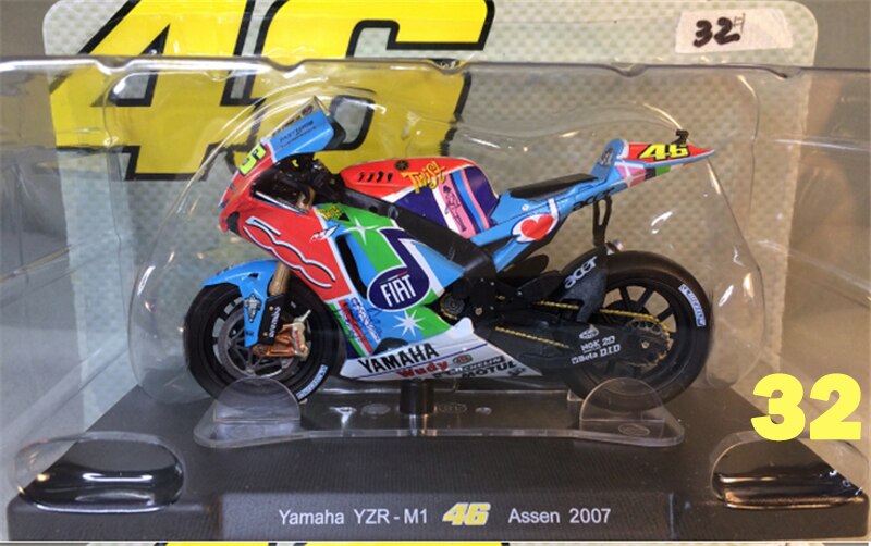 LEO 1:18 46 # Limited Collector Rossi Motorcycle Model Series Apulia Yamaha Honda Motorcycle Toys Best Birthday