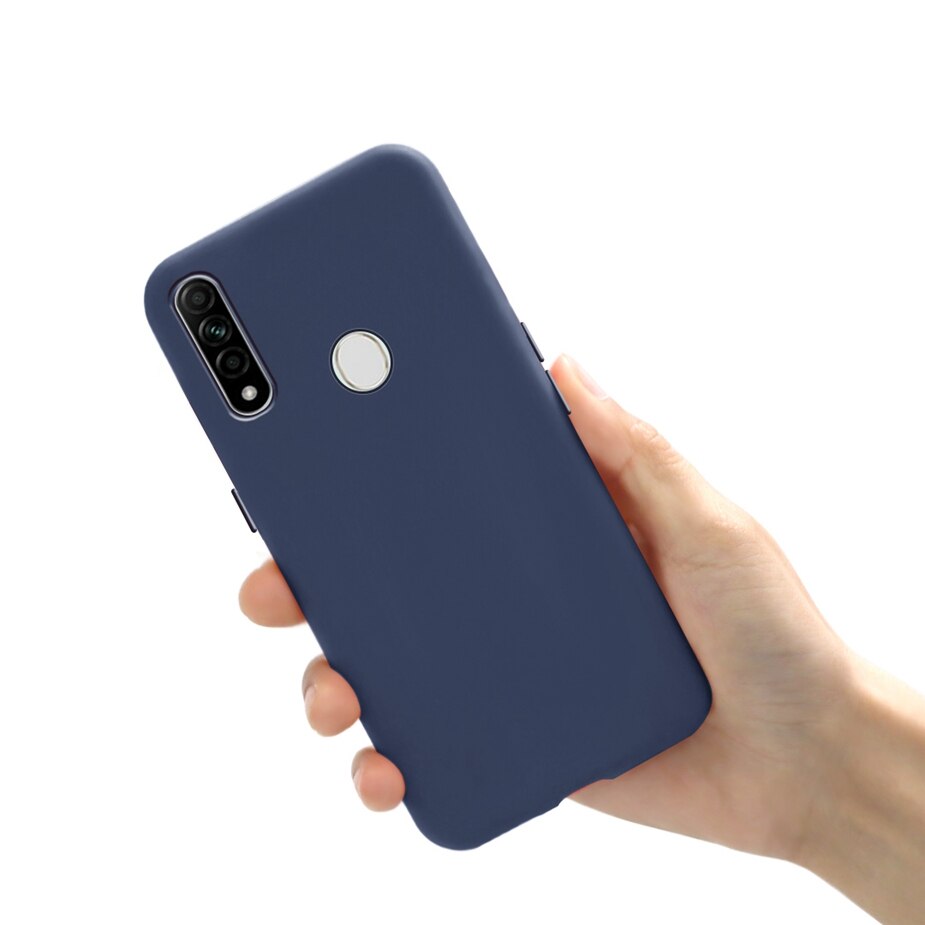 Schutzhülle aus weichem silikon und tpu für oppo  a31 , passend für oppoa  a 31 31 cph 2015, 6.5 -zoll-smartphones, stoßfest und mit niedlichem Süssigkeit-Entwurf.: Dunkelblau