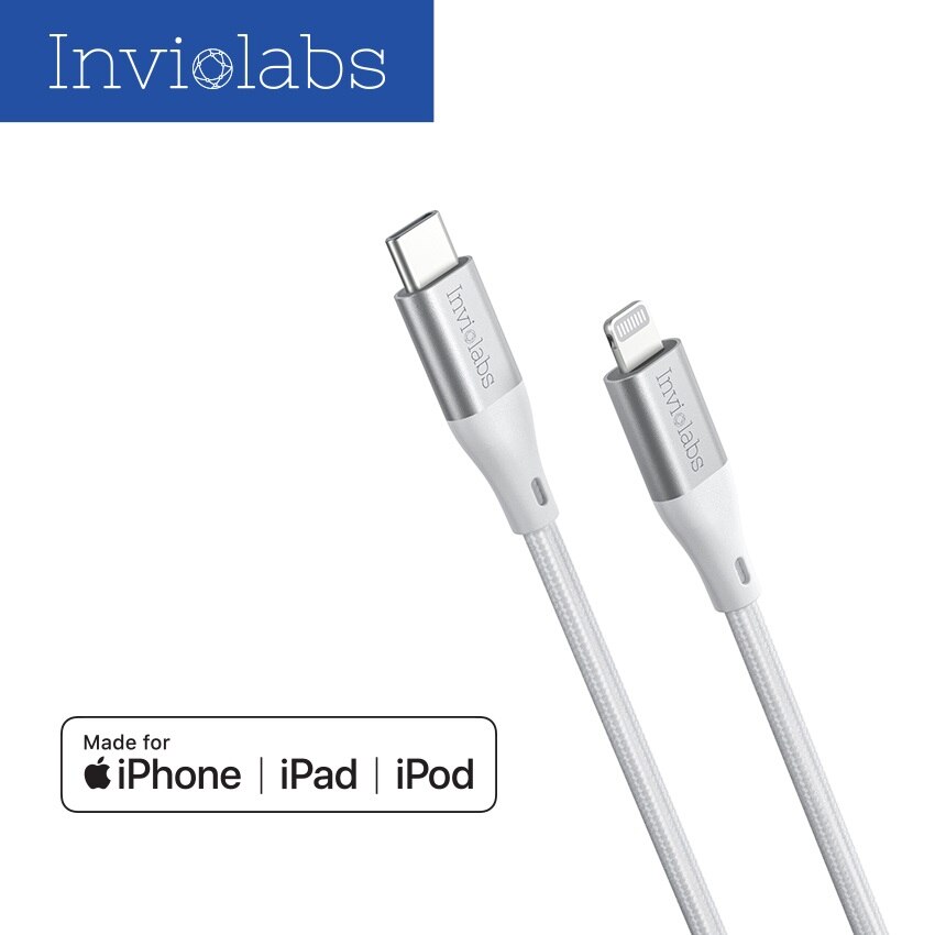 6 Ft Usb C Bliksem Kabel, Apple Mfi Gecertificeerd, Powerline + Ii Nylon Gevlochten, voor Iphone X/Xs/Xr/Etc, Ondersteunt Power Levering
