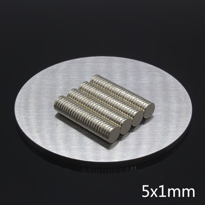 200 pcs Lot Small Neodymium Magnets Thin Disk N35 Craft Refrigerator Diy Rare Earth Magnetic Materials 5 mm Diameter x 1 mm