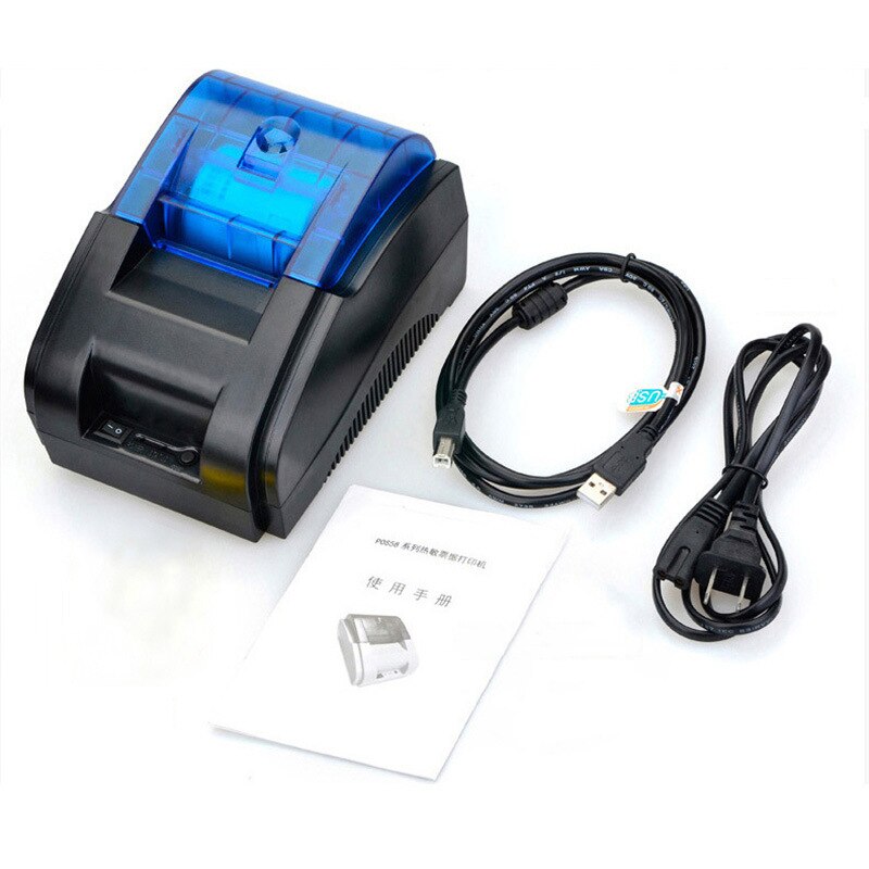 58Mm Sticker Thermische Printer Bluetooth Usb Barcode Labels Ontvangst Printer Voor Pos Etikettering Machine
