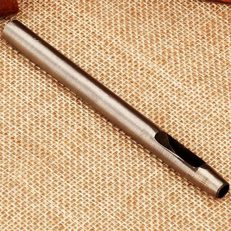 Perforadora de cuero para manualidades, herramientas de perforación de bricolaje, papel de acero, costura de billetera de cuero, perforadora de cinturón, cortador hueco 1/1.5/2/2.5/3/4/5mm: 5mm