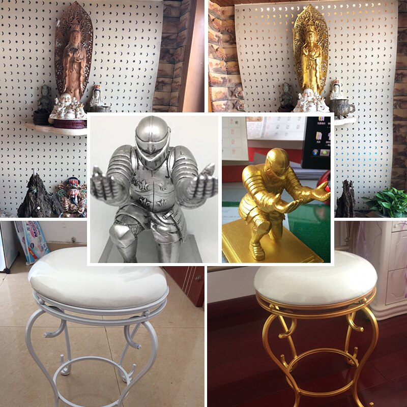 50G Heldere Gouden Verf, Hout Verf, Metalen Lak, Smaakloos Water Gebaseerde Verf, kan Worden Toegepast Op Elk Oppervlak