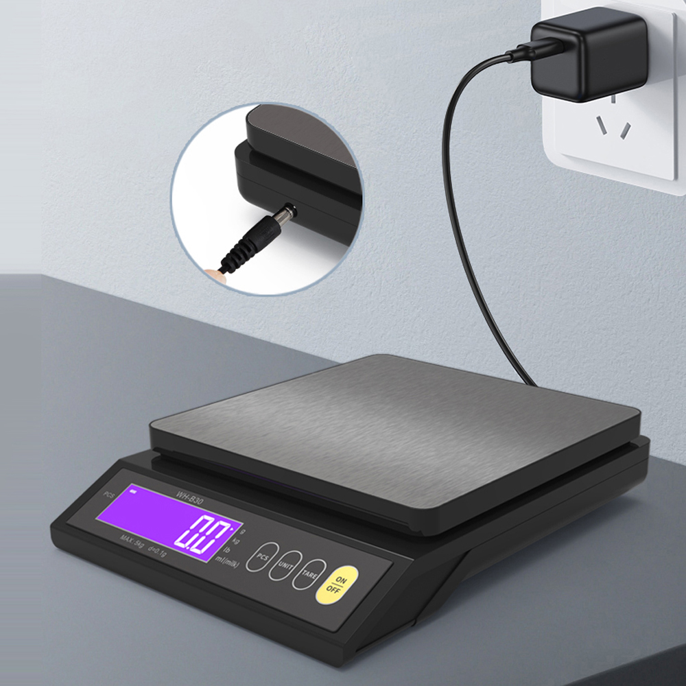 Wiederaufladbare Digitalwaage, IP67, wasserdicht, hochpräzise Küchenwaage mit Zählung, Tara-Nulling, automatische Abschaltung, Einheitsumrechnung
