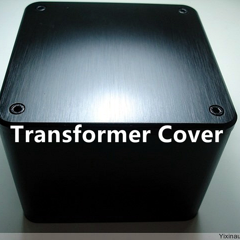 High-end 110*110 *Height 96mm Transformer Cover Transformer Shield Shell Transformer Shield Cover Ultra-fine brushed aluminum