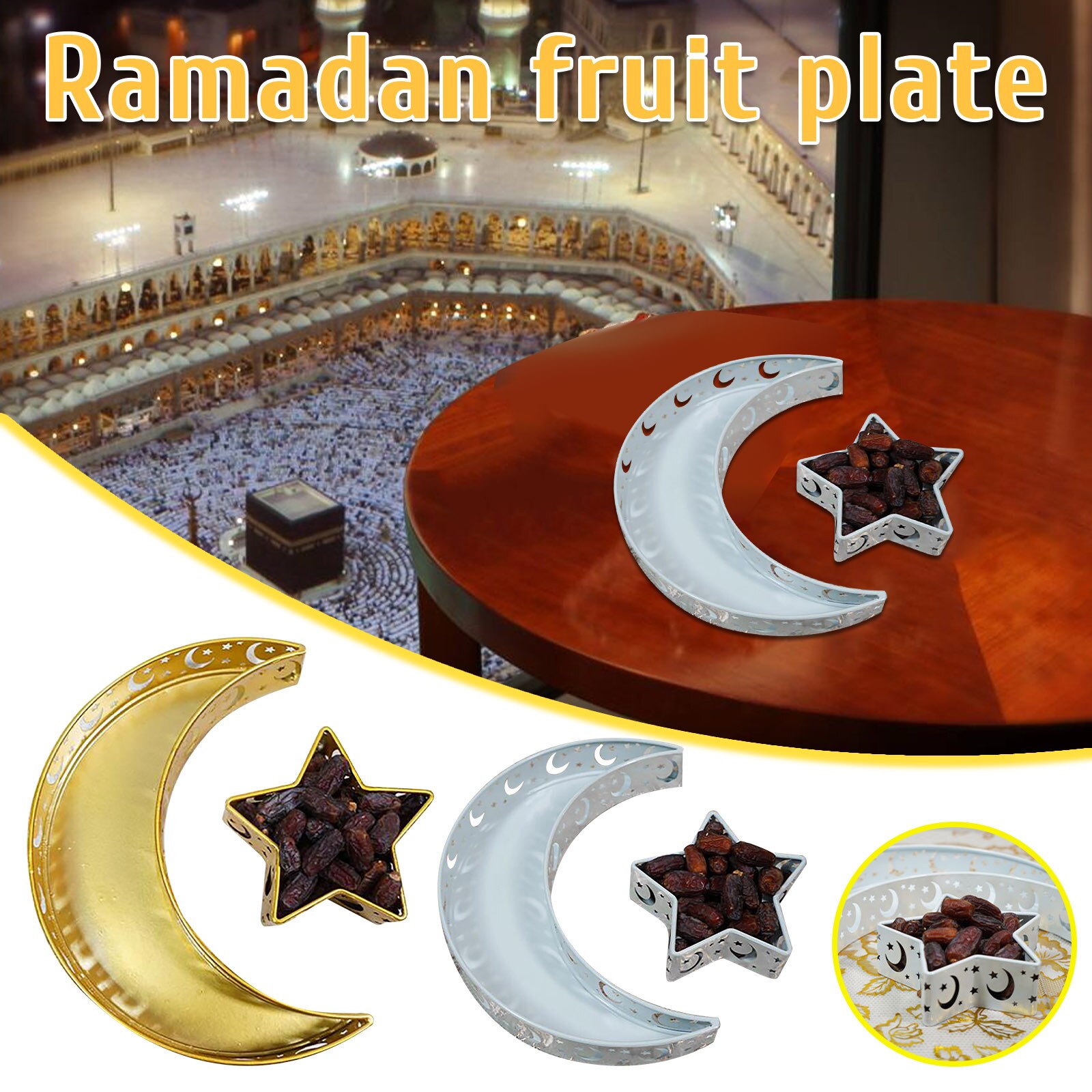 Ramadan decoratie Eid slinger, decoratie, 8 stuks, Ramadan Mubarak