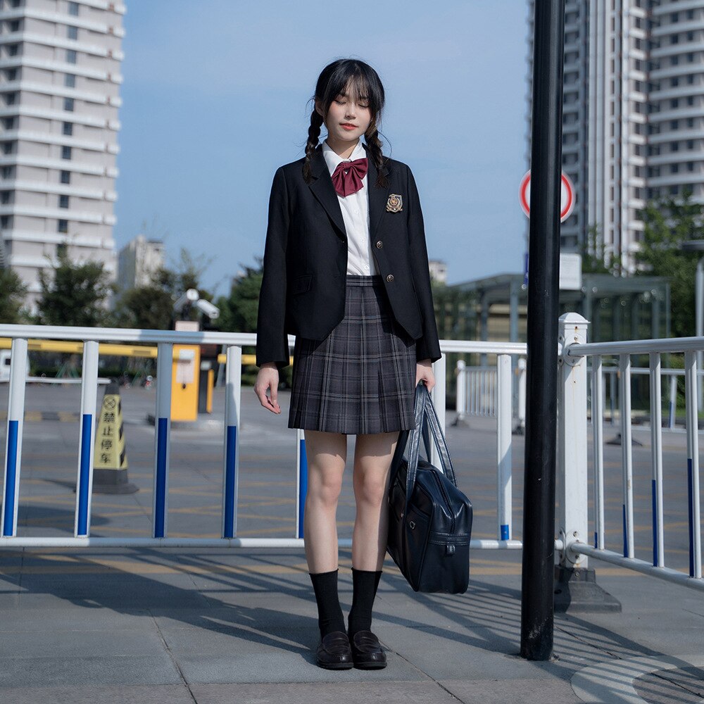 Uniforme escolar japonés para chica, conjunto para la vuelta al cole, uniforme jk, tops