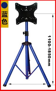 14-40 "ruchomy składany telewizor LCD stojak podłogowy mocowanie telewizora koszyk stojak wystawowy pełnoekranowy statyw TV ładowanie 50kgs Max. VESA 200x200mm: niebieski