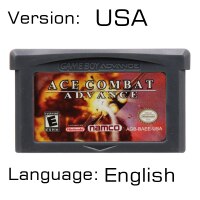 ビデオゲームカートリッジコンソールカード 32 ビット撮影ゲームシリーズ任天堂 gba: Ace Combat USA