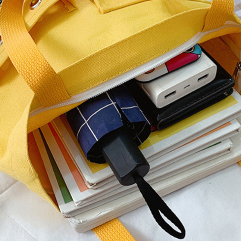 2022 Fashion Classic Simple Messenger Bag donna corea del sud Chic postino Bag Lady Student Canvas Cute Schoolbag